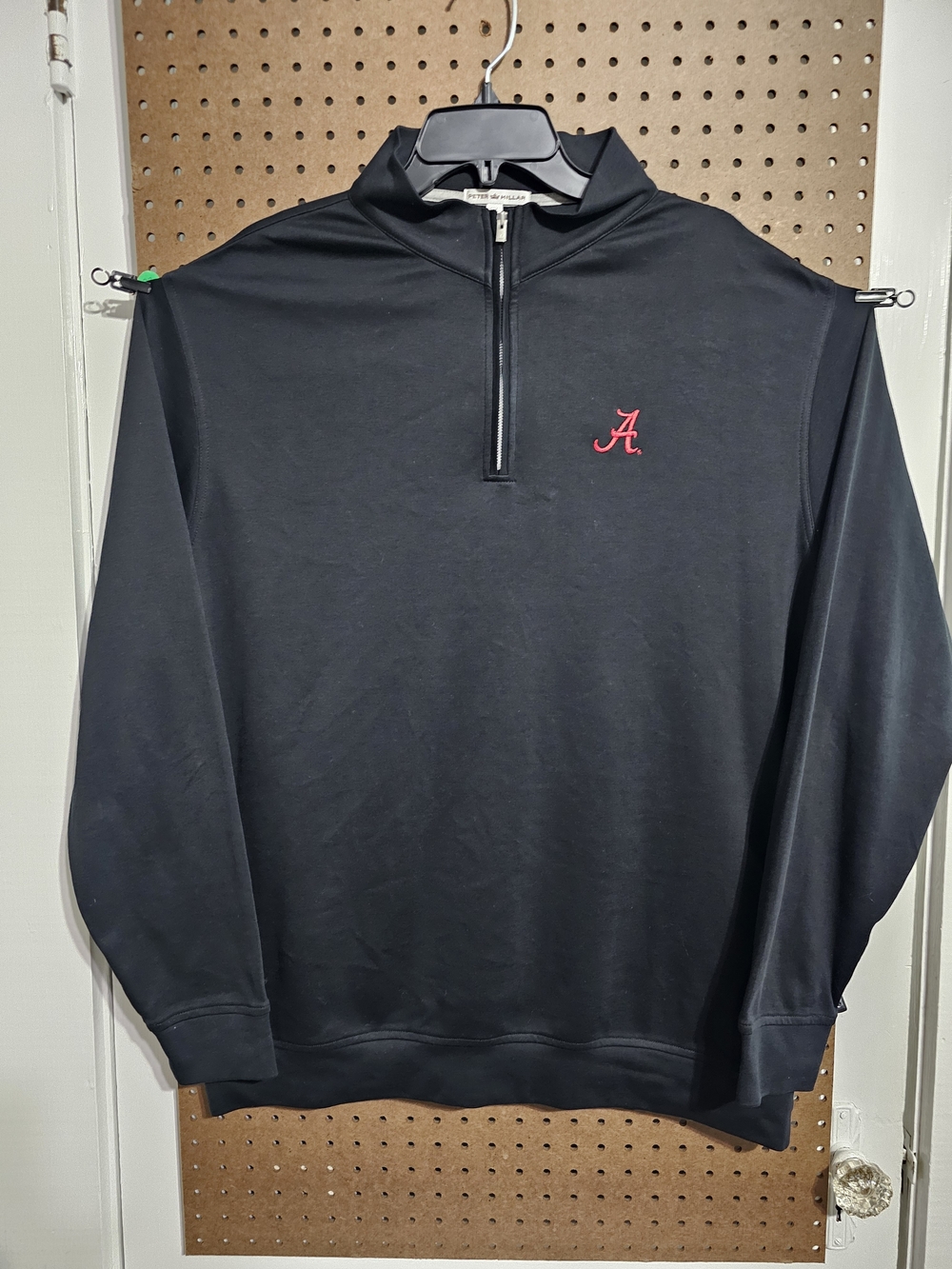 Peter Millar University Of Alabama Black 1/4 Zip Pullover Mens Size 2x